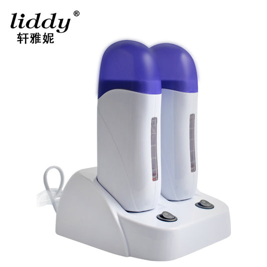 liddy cross-border hair removal wax hot wax machine hot wax 200g two-seater waxing therapy equipment wax melting machine