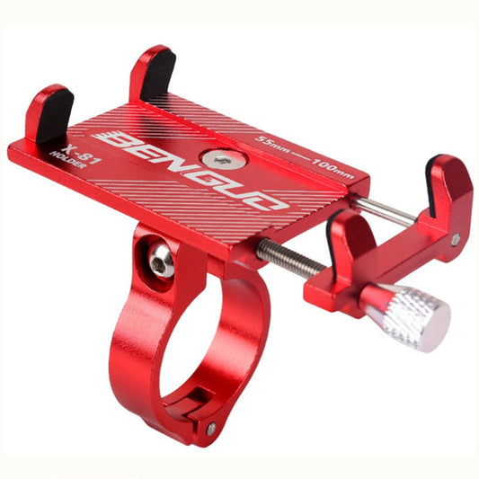 Cross-border bicycle aluminum alloy X-81 mobile phone frame mountain electric car mobile phone navigation bracket riding equipment