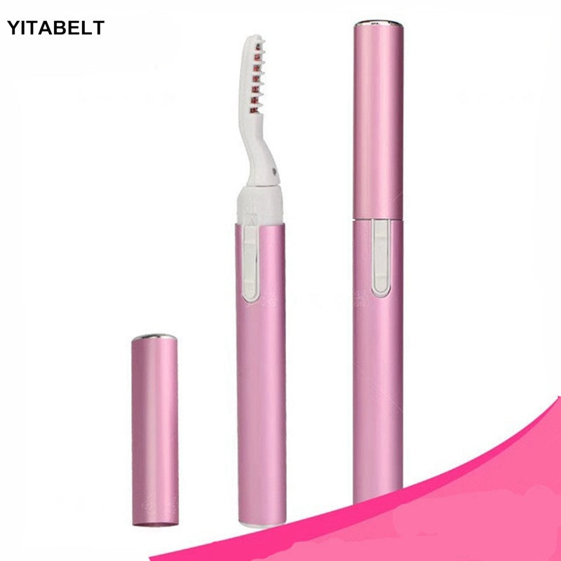 Mini local electric eyelash curler and portable daily makeup clip electric eyelash curler