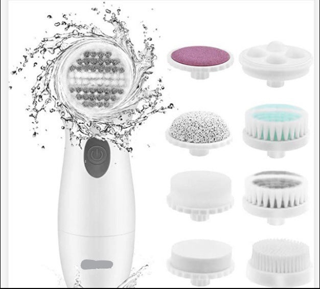 Factory wholesale eight-in-one electric facial cleansing massage instrument