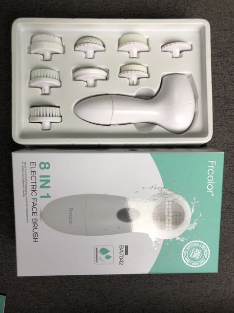 Factory wholesale eight-in-one electric facial cleansing massage instrument