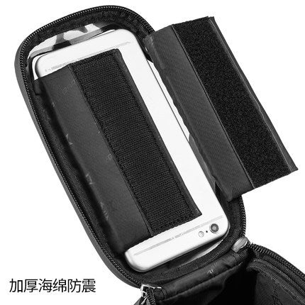 ROCKBROS MTB Bicycle Bike Bag 6&quot; Touchscreen Frame Reflective Bag Cycling Top Waterproof Tube Bag Phone Case Bike Accessories