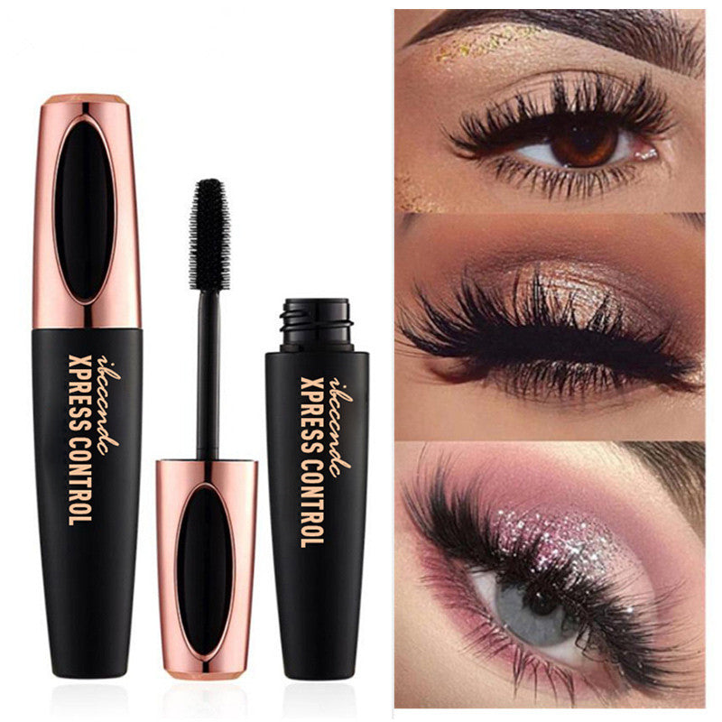 New 4D Silk Fiber Lash Mascara Waterproof Rimel 3d Mascara For Eyelash Extension Black Thick Lengthening Eye Lashes Cosmetics